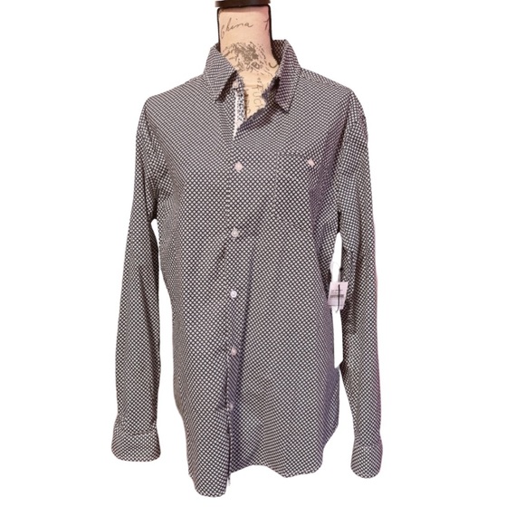 Paperdenim & Cloth Large Long Sleeved Button down flower Printed - Picture 1 of 9